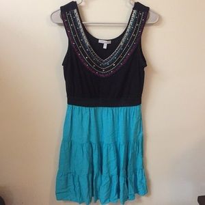 Size large flowy mini dress